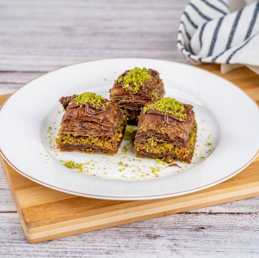 Choco-Pistachio Baklawa